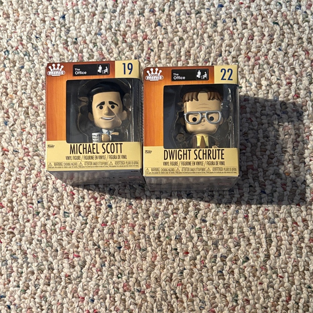 The Office Michael Scott and Dwight Schrute Vinyl Figures